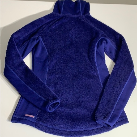 Champion C9 Hooded Fitted Mock Neck Fleece zip up purple violet - Picture 4 of 8